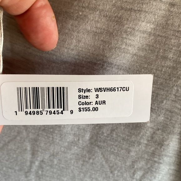 James Perse NWT Light gray Razorback cotton blend midi tank dress size 3 - Picture 11 of 13